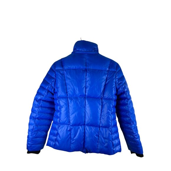 Marc New York Andrew Marc Eleanor Blue Puffer Coat Jacket Size S MISSING HOOD - Picture 3 of 16